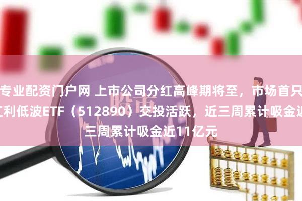专业配资门户网 上市公司分红高峰期将至，市场首只百亿元红利低波ETF（512890）交投活跃，近三周累计吸金近11亿元